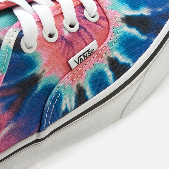 VANS Authentic (Tie Dye) Multi/True White Shoes - Picture 11 of 13
